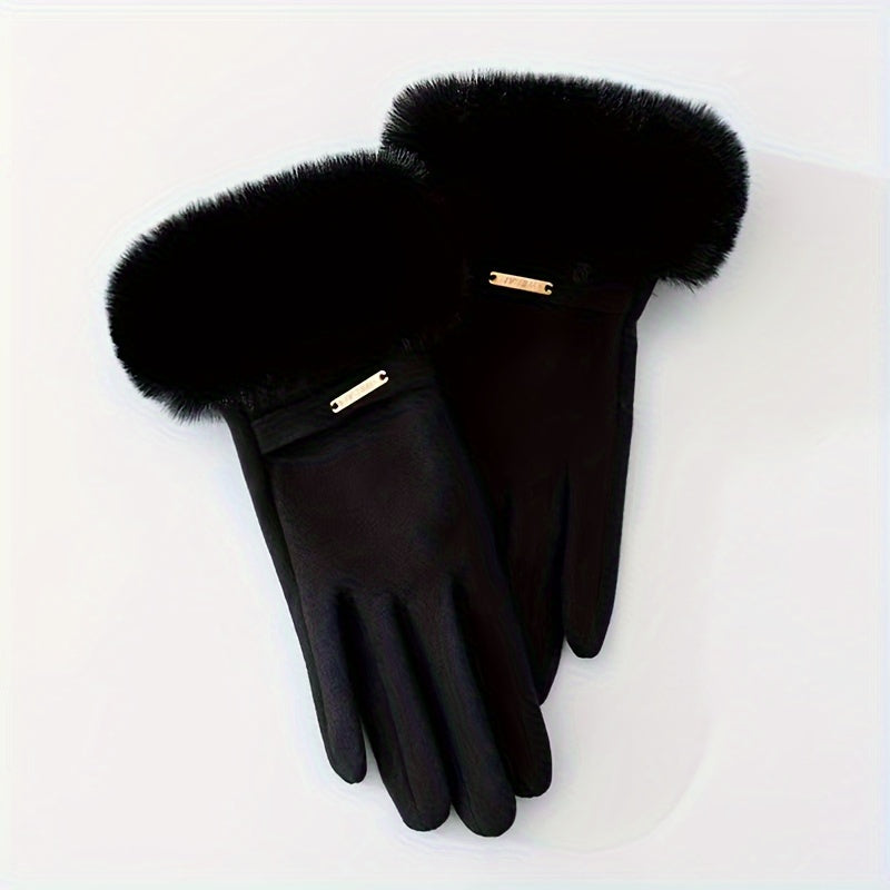 Winter Warmth Touch Gloves - Insulated, Waterproof, Soft Fleece Lined, Fingerless, and Touchscreen Compatible for Outdoor Activities, Cold Weather, and Everyday Use