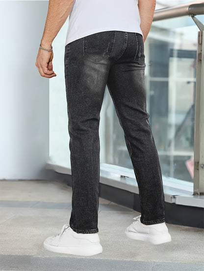 Comfortable Men's Stretch Jeans with Classic Design