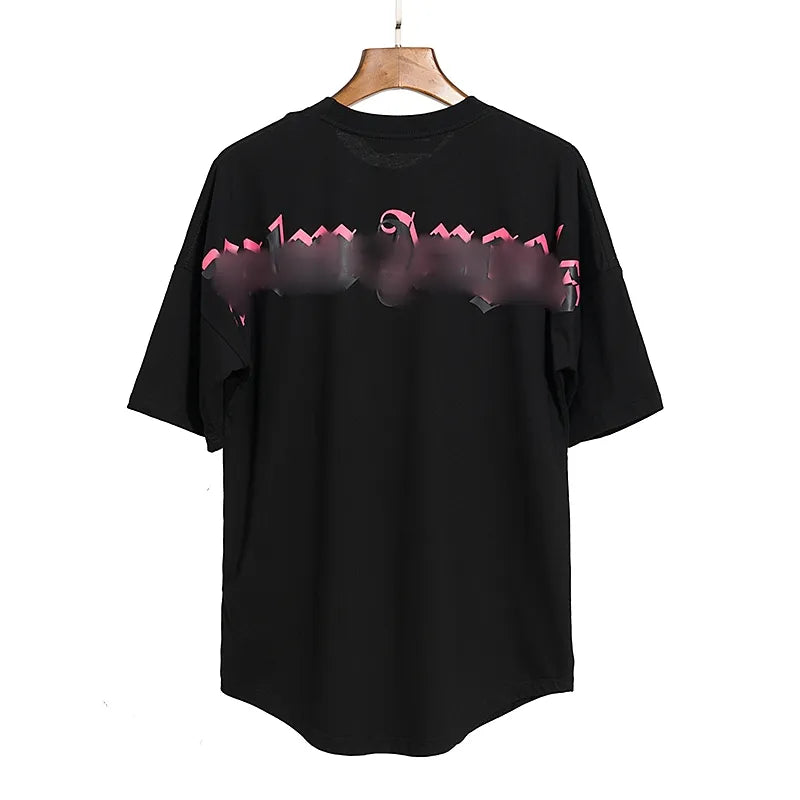 Angel T Shirt Designer Clothing Spray Letter Sleeve Spring Summer Mini Tide Man Woman Tee Maglietta Angels