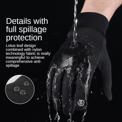 1 Pair Thermal Gloves - Seamless Touchscreen Control, Extreme Cold Protection, Water-Repellent and Windproof, Thermal Insulation for Maximum Warmth - Unisex Design for Men and Women, Ideal for Outdoor Enthusiasts, Perfect for Motorcycle, Cycling, Running,