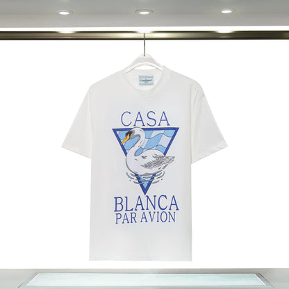 Designer T Shirt fashion women/men Casa Blanca Women T Shirt Luxe Oversized Casablanc Shirt o-Neck Cotton Short Sleeve Letter Tees 001