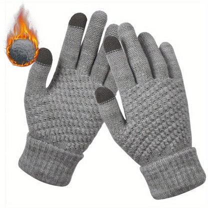 Thermal Womens Winter Touch Screen Gloves - Warm, Thicker, and Water-Resistant for Cold Weather - Hand Washable, Ideal for Driving, Running, and Texting