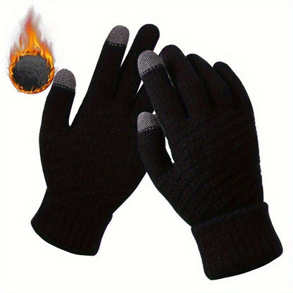 Thermal Womens Winter Touch Screen Gloves - Warm, Thicker, and Water-Resistant for Cold Weather - Hand Washable, Ideal for Driving, Running, and Texting