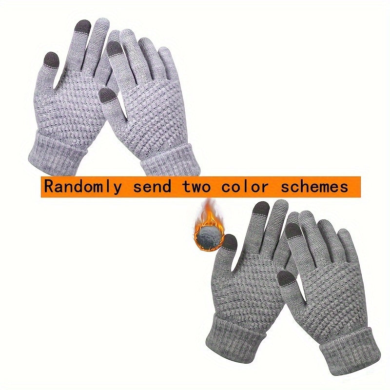 Thermal Womens Winter Touch Screen Gloves - Warm, Thicker, and Water-Resistant for Cold Weather - Hand Washable, Ideal for Driving, Running, and Texting