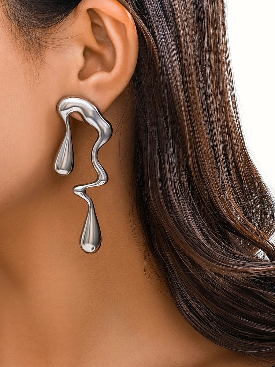 sengpan 2024 New Lrregular Geometric Drop Earrings