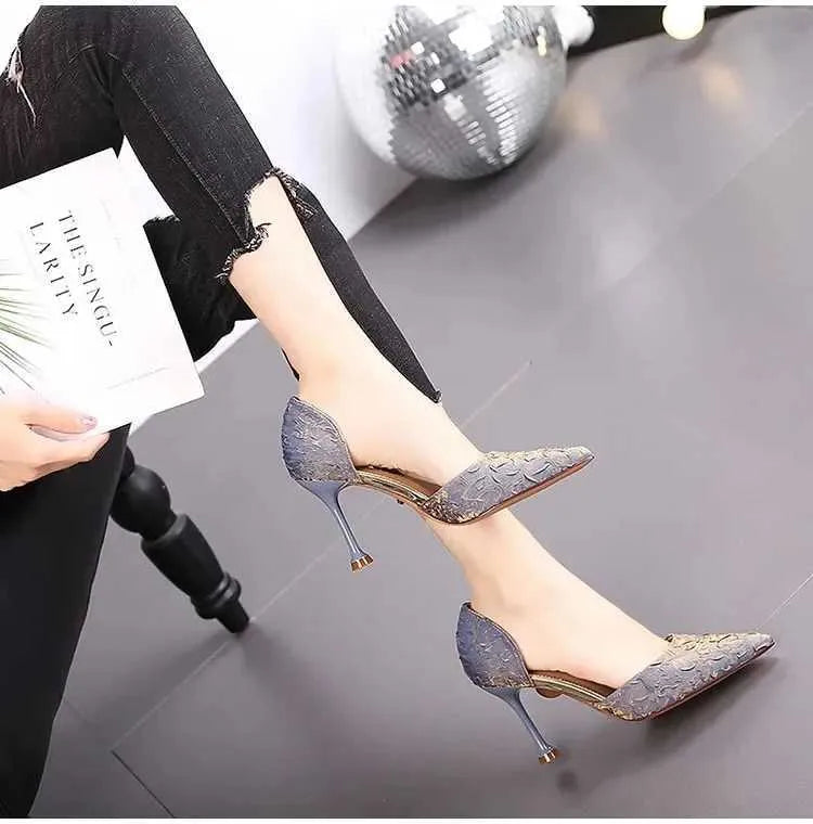 Dress Shoes New Pointed Toe Sexy Stiletto High Heels Women Shoe Heel Woman Womens Loafers Scarpe H240527