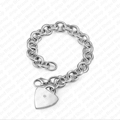 fine sterling silver jewelry 925 bracelet designer charm bracelet Hearts Girlfriend Lady gift luxury braclets bracelet designer for woman bracelets free shipping