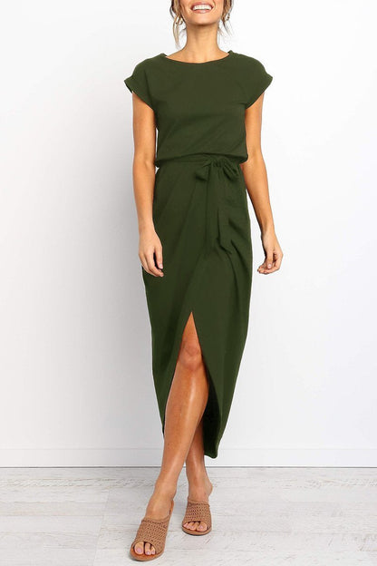 After Midnight Ankle Length Midi Dress(4 Colors)