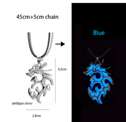 sengpan Christmas wishlist Luminous Glowing Arrow Pendant Necklace Knight Spear Necklace Glow In The Dark Pike Necklace for Women Men Halloween Gift