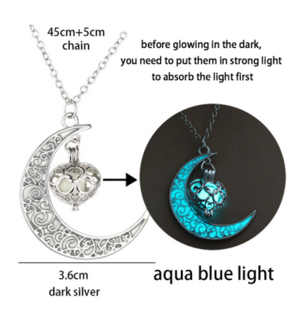 sengpan Christmas wishlist Luminous Glowing Arrow Pendant Necklace Knight Spear Necklace Glow In The Dark Pike Necklace for Women Men Halloween Gift