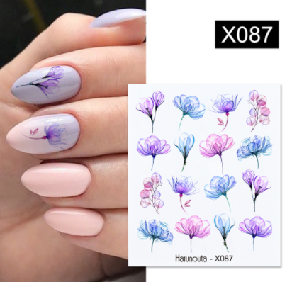 sengpan Christmas gifts ideas Harunouta Ink Blooming Marble Water Decals Flower Leaves Transfer Sliders Paper Abstract Geometric Lines Nail Stickers Watermark