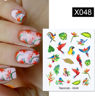 sengpan Christmas gifts ideas Harunouta Ink Blooming Marble Water Decals Flower Leaves Transfer Sliders Paper Abstract Geometric Lines Nail Stickers Watermark