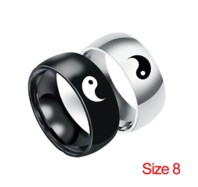 sengpan CHEISTMAS gifts for her 2 Pcs Sun Moon Lover Couple Rings Simple Opening Ring For Couple Men Women Wedding Engagement Promise Valentine's Day Jewelry