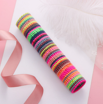 sengpan gifts for kids  50Pcs/Lot Fashion Girl Colorful 3cm Elastic Rubber Bands Children's Nylon Hair Ties Head Rope Fashion Hair Ring Hair Accessories