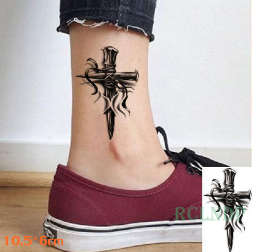 sengpan Waterproof Temporary Tattoo sticker on ear finger music note bird stars line streak henna tatto flash tatoo fake for women 24