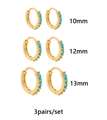 sengpan Gold Silver Color Stainless Steel Hoop Earrings for Women Small Simple Round Circle Huggies Ear Rings Steampunk Accessories