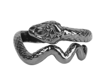 sengpan jewelry gifts for women hot sale new Retro Punk Snake Dragon Ring for Men Women Exaggerated Antique Siver Color Opening Adjustable Rings Anillo Hombre Bijoux