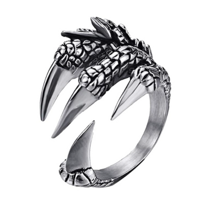 sengpan jewelry gifts for women hot sale new Retro Punk Snake Dragon Ring for Men Women Exaggerated Antique Siver Color Opening Adjustable Rings Anillo Hombre Bijoux