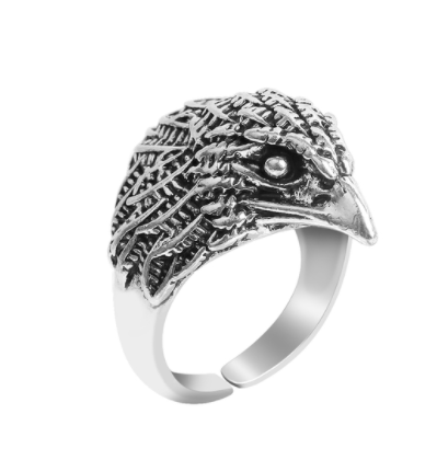 sengpan jewelry gifts for women hot sale new Retro Punk Snake Dragon Ring for Men Women Exaggerated Antique Siver Color Opening Adjustable Rings Anillo Hombre Bijoux