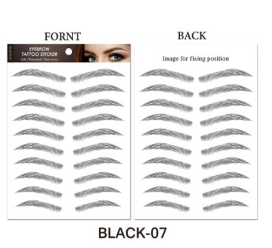 sengpan jewelry gifts for women hot sale new 4D Hair Like Eyebrows Makeup Waterproof Eyebrow Tattoo Sticker Long Lasting Natural Fake Eyebrow Stickers Cosmetics