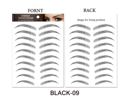 sengpan jewelry gifts for women hot sale new 4D Hair Like Eyebrows Makeup Waterproof Eyebrow Tattoo Sticker Long Lasting Natural Fake Eyebrow Stickers Cosmetics