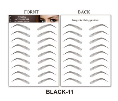 sengpan jewelry gifts for women hot sale new 4D Hair Like Eyebrows Makeup Waterproof Eyebrow Tattoo Sticker Long Lasting Natural Fake Eyebrow Stickers Cosmetics