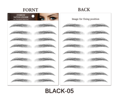 sengpan jewelry gifts for women hot sale new 4D Hair Like Eyebrows Makeup Waterproof Eyebrow Tattoo Sticker Long Lasting Natural Fake Eyebrow Stickers Cosmetics