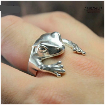 sengpan western jewelry for women Halloween gift 1pcs Titanium Steel Eagle Dragon Claw Halloween Skull Ring Hot Selling Men's Domineering Opening Rock Animal Jewelry