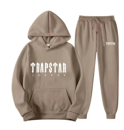 Mens hoodie Trapstar tracksuit and shooters tracksuit rainbow hoodedEmbroidery Plush Letter Decoration Thick sportswear men and women sportswear suit trousers