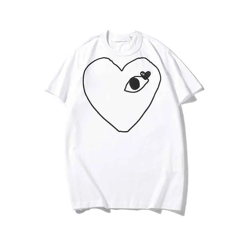 Mens t shirt designer shirts cdg tshirt men women Casual tee Loose play t shirts Trendy Garment designer t-shirts us size s-xxl