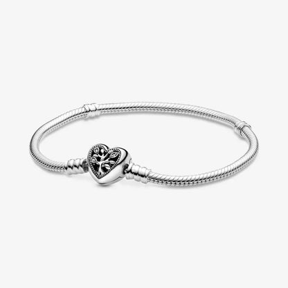 New S925 Sterling Sliver Color Basic Multiple Snake Bone Chain Bracelet For Women Gift Luxury Jewelry Fit Original Pandora Charm