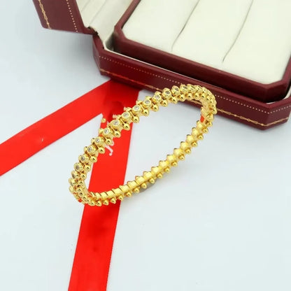 Bracelet cuffs bracelet 18K gold bracelet for women and men diamond gemstone screwdriver screw high-quality stainless steel gift designer jewelry luxury bracelet