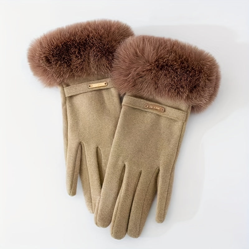 Winter Warmth Touch Gloves - Insulated, Waterproof, Soft Fleece Lined, Fingerless, and Touchscreen Compatible for Outdoor Activities, Cold Weather, and Everyday Use