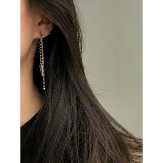 sengpan 2024 New 1 Pcs Normcore Punk Tasseled Earrings