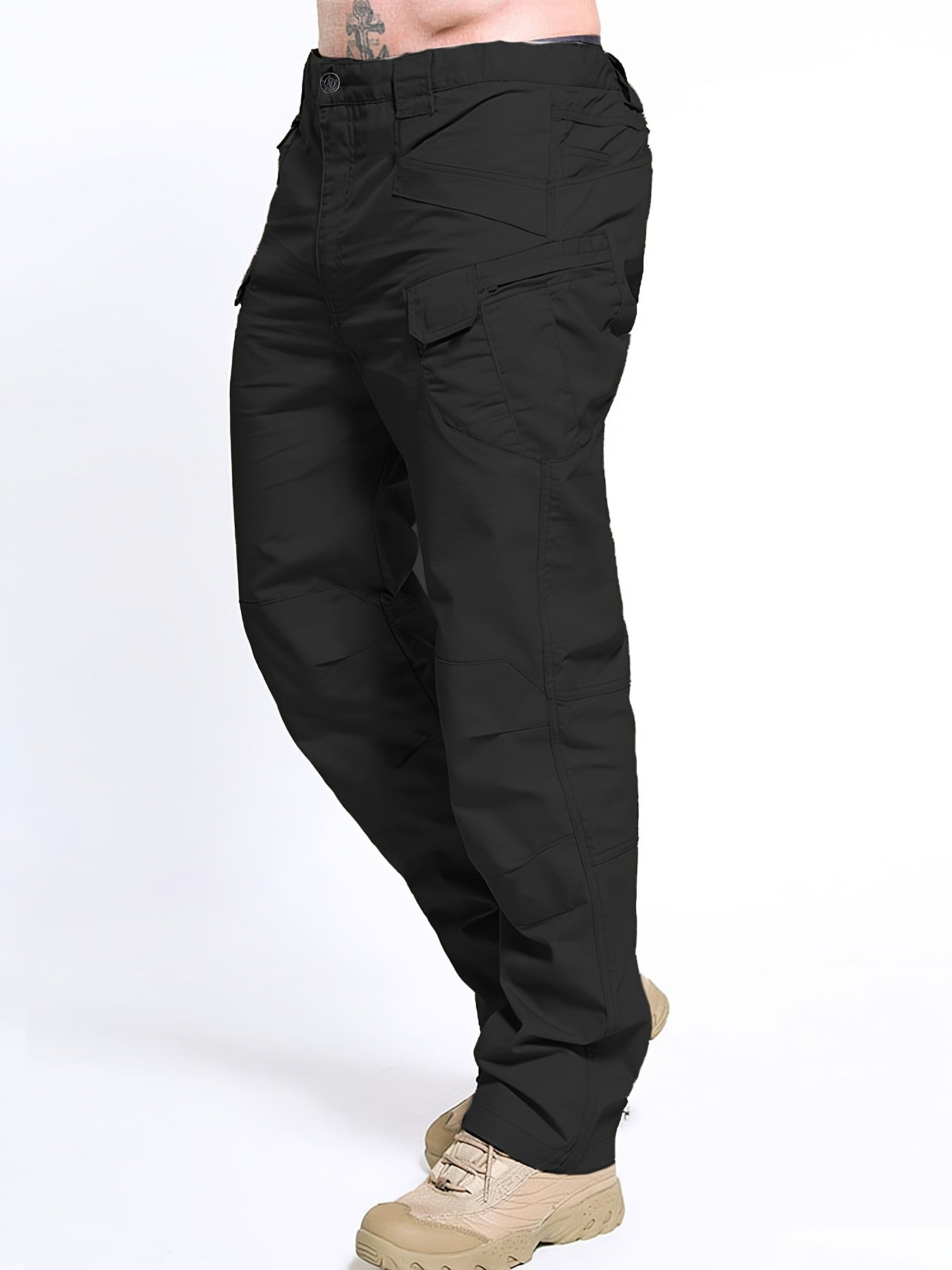 Pro Tactical Pants - Multi-Pocket, Rugged, Water-Resistant, Breathable, Comfortable, Military-Inspired, Urban Commuting, Outdoor Adventure, Cargo-Style Pants for Men