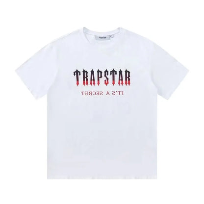 Trapstar Men's Tracksuits T Shirt Shorts 2-Piece Set Short Sleeve Beach Shorts Suits Fashion Letter Print Casual Running Walking Sports Suit S-3XL