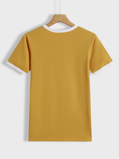 Womens Lightweight Crew Neck T-Shirt - Comfortable & Stylish Loose Fit - Versatile Summer Short Sleeve Top - Everyday Essential