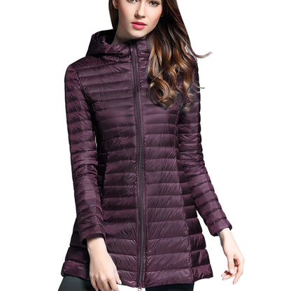 Stylish Zipper Pocket Hooded Coat - Water-Resistant, Casual, Long Sleeve, Fall & Winter Outwear for Women - Solid Color, Comfortable, Versatile, and Perfect for Daily Life