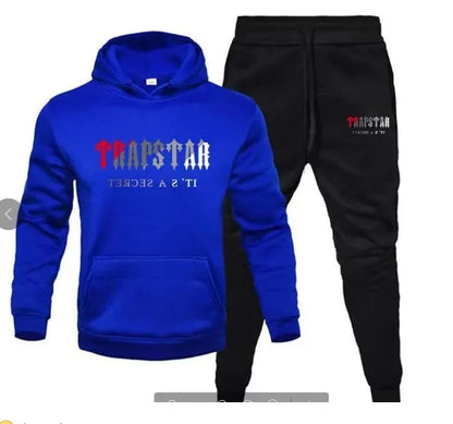 Mens hoodie Trapstar tracksuit and shooters tracksuit rainbow hoodedEmbroidery Plush Letter Decoration Thick sportswear men and women sportswear suit trousers