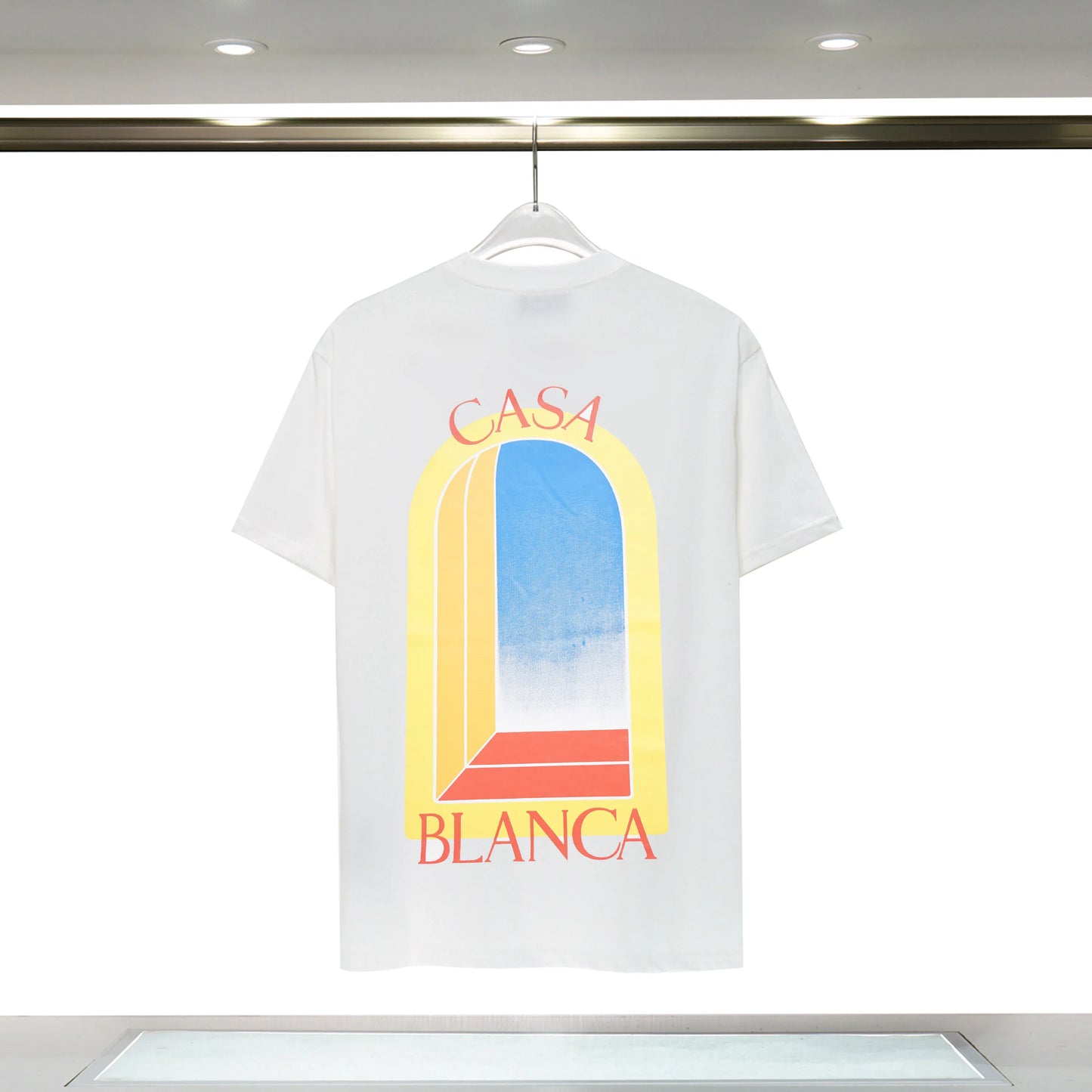 casablanc shirt Ment shirt designer t shirts Brand shirt Men casablanca tshirt Breathable TShirts Sleeve Top Tees casa US Size S-XXL