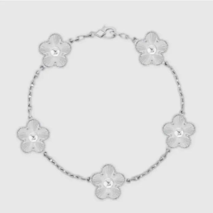 Four leaf clover bracelet charm bracelet designer bracelets fine jewelry mother of pearl bijoux de luxe lady moissanite bracelet designer for women black white dd01