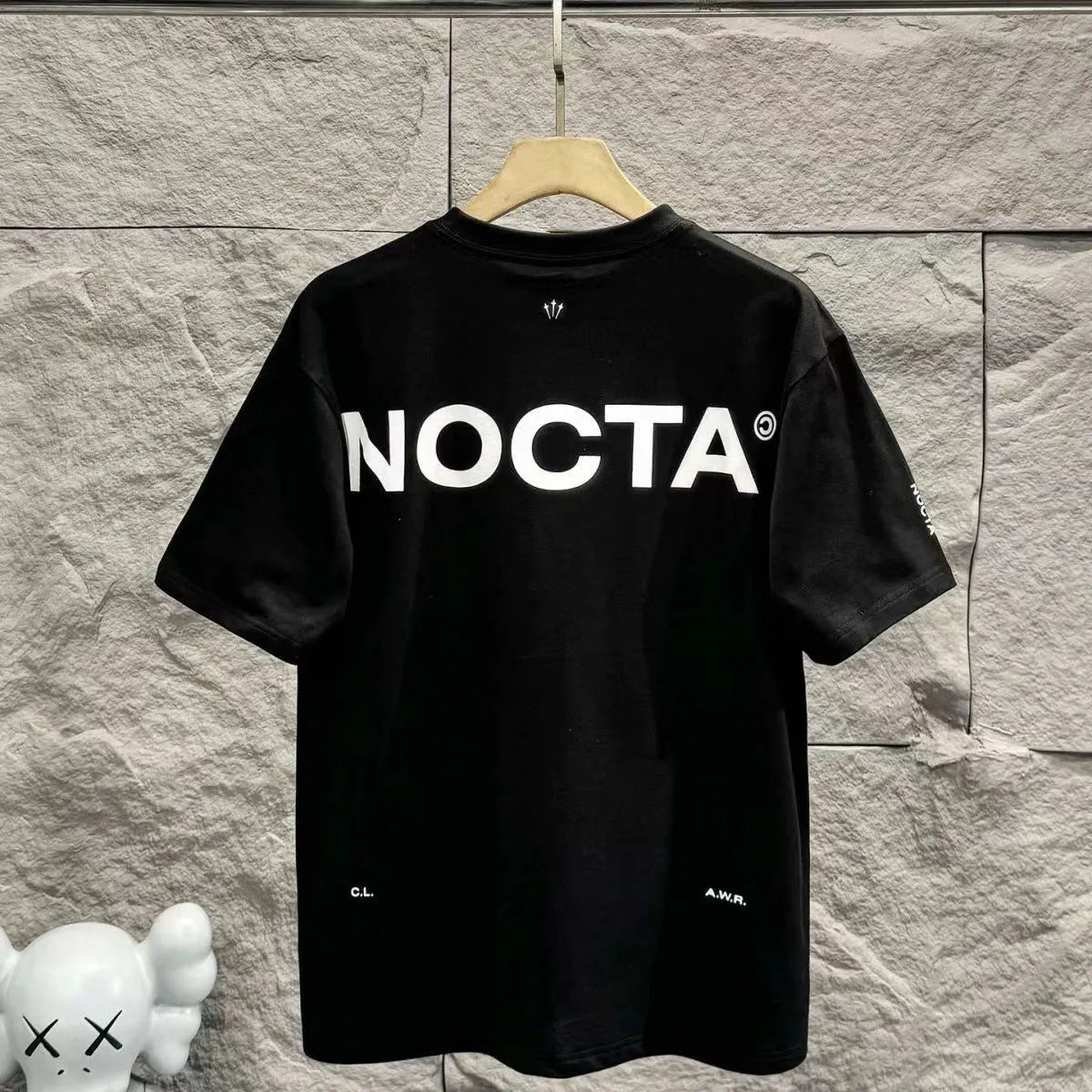 Men's T-Shirts Nocta functional draw short sleeve 100% Cotton T-shirt white outdoor round neck men's and women's tee printing leisure spring summer new