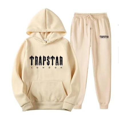 Mens hoodie Trapstar tracksuit and shooters tracksuit rainbow hoodedEmbroidery Plush Letter Decoration Thick sportswear men and women sportswear suit trousers