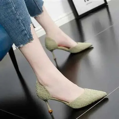 Dress Shoes New Pointed Toe Sexy Stiletto High Heels Women Shoe Heel Woman Womens Loafers Scarpe H240527