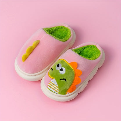 Cozy Cartoon Fleece House Shoes - Ultra-Comfortable and Cozy Design with Non-Slip Sole, Soft and Gentle Bottom, Perfect for Indoor Play and Lounging, Suitable for Both Boys and Girls, Ideal for Cold Autumn and Winter Days