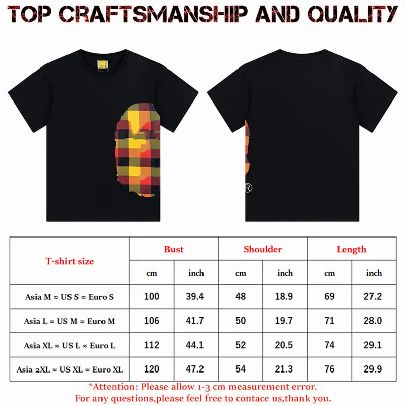 designer Mens T Shirts Top Craftsmanship mens womens Fashion tshirt Foam Print Short Sleeve Street Casual tees Cotton polo tshirts