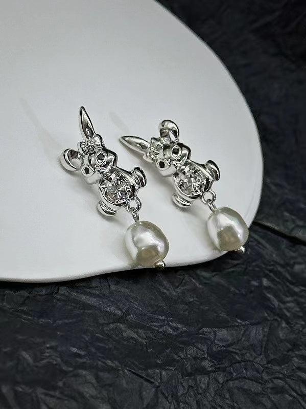 sengpan 2024 New Rabbit&Pearl Earrings