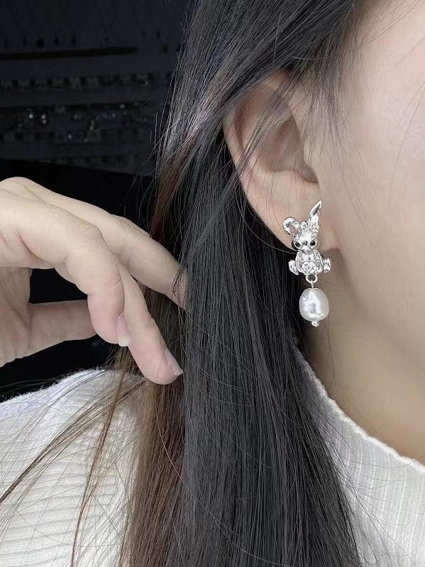 sengpan 2024 New Rabbit&Pearl Earrings