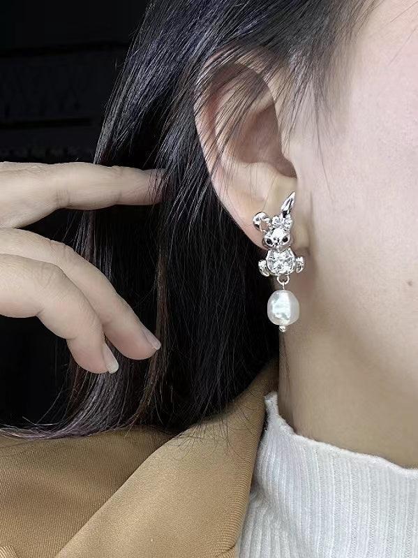 sengpan 2024 New Rabbit&Pearl Earrings