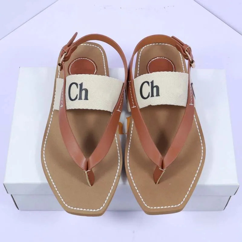 Dhgate Designer Sandal Man Woody Clog Mule Flat Sandale Slide Letter Loafers Tazz Slipper Womans Pink Red Slippers Summer Beach Platform Canvas Shoe Flip Flop